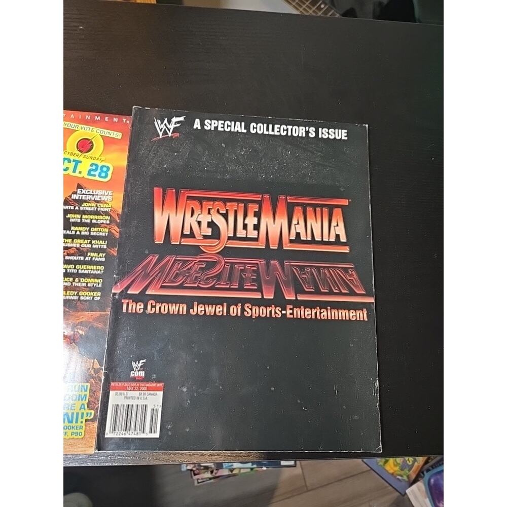 WWE WWF RAW Magazine May 2005 Issue Champion Dave Batista Defeats Triple H at...
